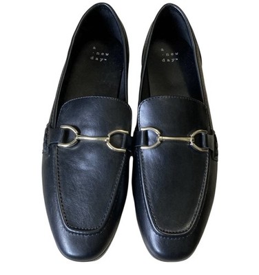A New Day Women's Laurel Memory Foam Insole Loafer Flats Black Size 6 NWT