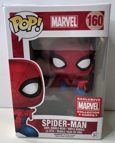 Funko Pop! Marvel Spider-Man #160 Exclusive Marvel Collector Corps Vinyl Figure