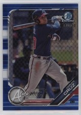 2019 Bowman Draft Chrome Blue Refractor 74/150 Derian Cruz #BDC-52 10k8