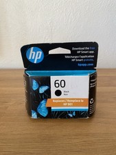 New HP 60 Black Ink Cartridge CC640WN EXP. 2025