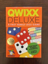 Qwixx Deluxe Family Dice Game COMPLETE Gamewright 2016