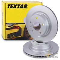 Textar 2X Bremsscheibe Ø300 Hinten FÜR BMW 1-ER E81 E87 3-ER E90 E91 E92 E93