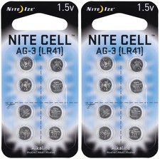 Nite Ize 8-Pack Nite Cell AG-3 Alkaline Battery (2-Pack)