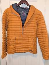 STIO Womens Pinion Down Hooded Pullover jacket - Bourbon size M - EUC