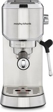 Morphy Richards Compact Espresso Machine, Dual Cup, 1L Water tank, Variable