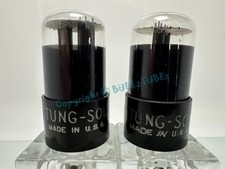 TUNG-SOL 6SL7GT Black Glass Oval Plate Tubes ...
