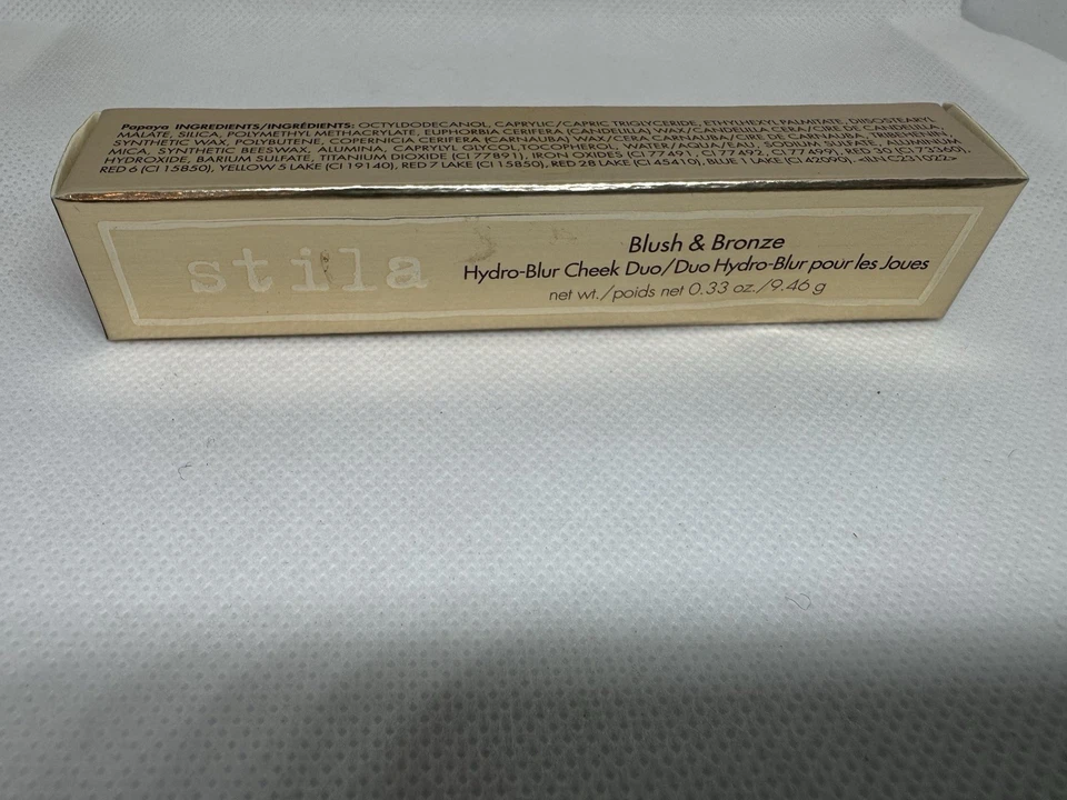 Blush and Bronze Hydro Blur Cheek Duo - Papaya and Tan de Stila para mujer - 0,33 oz Foto 2 de 2