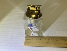 Vintage Chesterfield Cigarette Carton Floating Lucite Cube Table Lighter