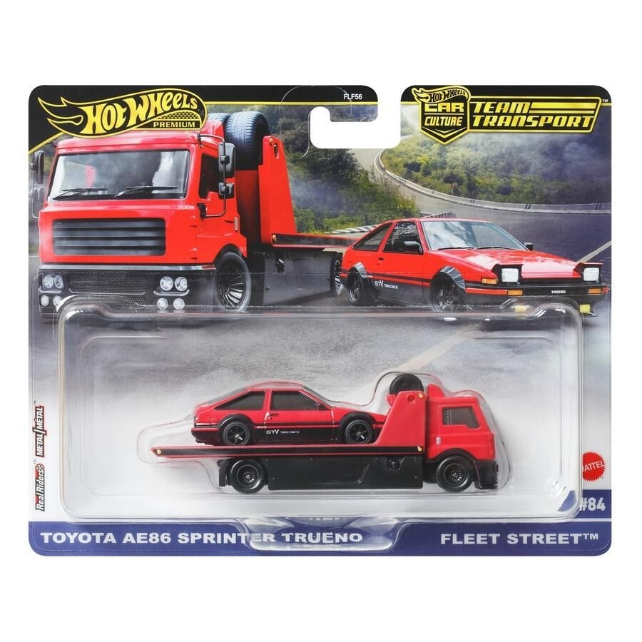 Hot Wheels Toyota AE86 Sprinter Trueno/Fleet Street #84 Team