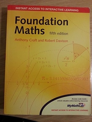 Foundation Maths MyMathLab Global P..., Croft, Dr Antho
