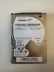 Samsung Spinpoint ST2000LM003 2TB 5400 RPM 32MB CACHE SATA III 6Gbps 2.5" Zoll