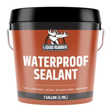 Waterproof Sealant 1 Gal. DIY Leak Repair for Roofs, Foundations, Gutters   Flex