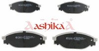 Ashika 50-02-214 Bremsbelagsatz FüR Scheibenbremse Bremsbelagsatz FüR Toyota