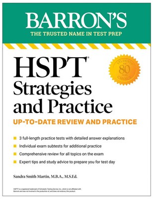 HSPT Strategies and Practice, Second Edition: Prep Book with 3 Practice Tests...