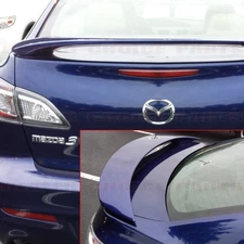 2010 2011 2012 2013 Mazda 3 Sedan Factory Style Spoiler Trunk Wing UNPAINTED