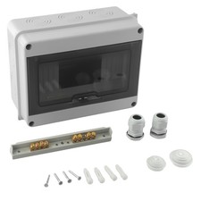 Convenient 8 Module Waterproof Fuse Box Suitable for Indoor and Outdoor Use