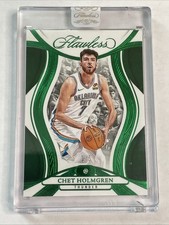 2024-25 Panini Flawless Chet Holmgren Emerald #/5 Thunder SEALED