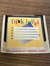 New Old Stock Vintage MACO Designer Floppy Disk 16 Labels 2 3/4 X 2 3/4 Inches