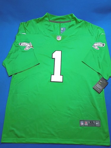 NEW NFL Philadelphia Eagles Jalen Hurts Nike On Field Dri Jersey NWT Green XL