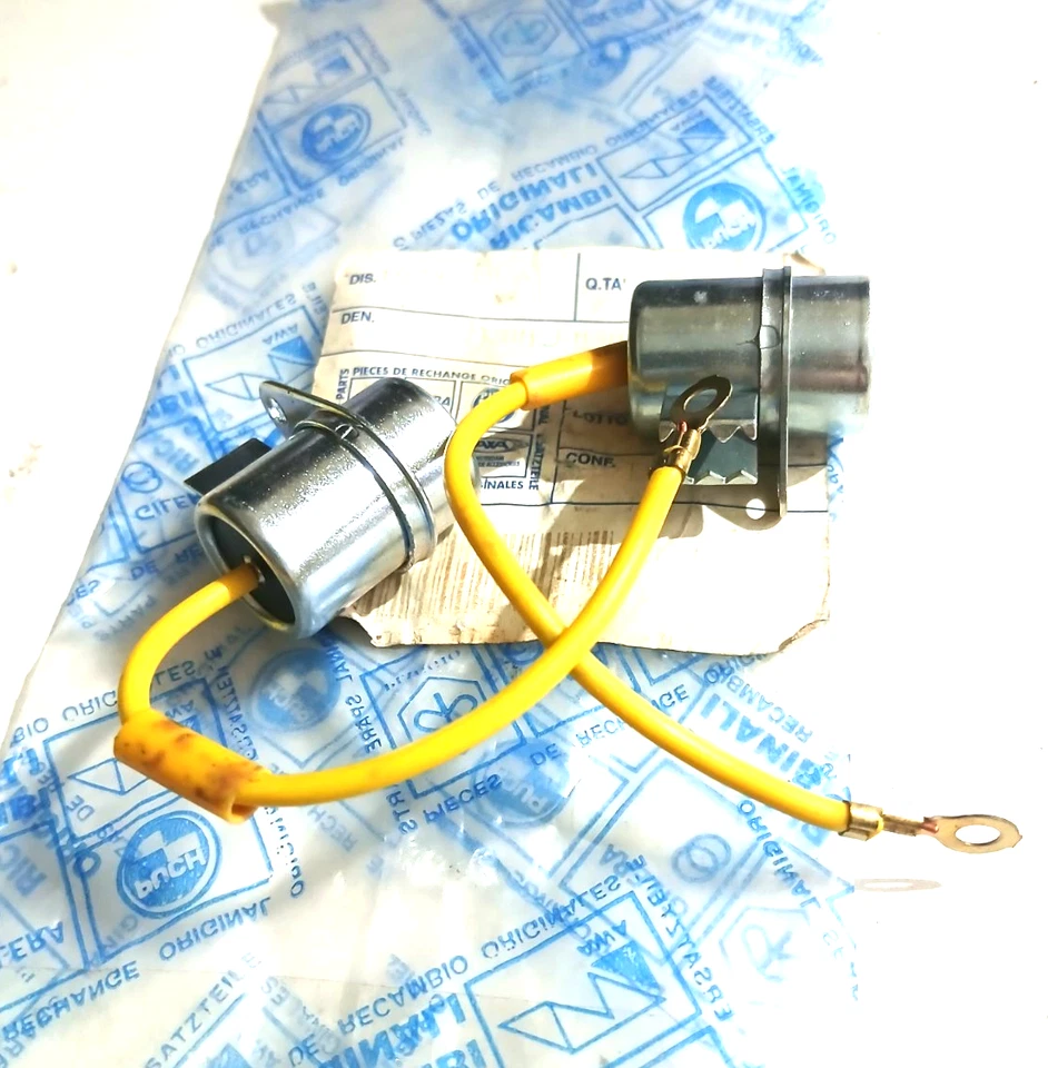 CONDENSATORE PER PIAGGIO CIAO - BOXER - BRAVO - SI- NUOVO ORIGINALE 102939 - Immagine 2 di 4