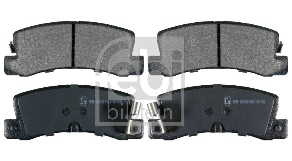Febi Bilstein 16580 Bremsbelagsatz, Scheibenbremse For Toyota-image