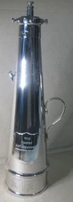 Original Thirst Extinguisher Cocktail Shaker Nickel Plated Barware Art Deco Bag