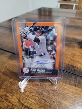 2021 Topps Big League Autographs  Clint Frazier Orange 60/99 Auto