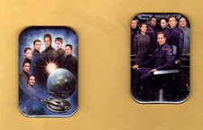 STAR TREK ENTERPRISE   2   REFRIGERATOR MAGNET  WITH ROUNDED CORNER