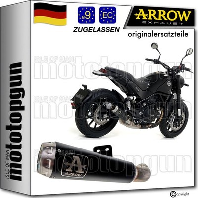 ARROW AUSPUFF ZUGELASSEN PRO-RACE NICHROM SCHWARZ BENELLI LEONCINO 500 2017 17