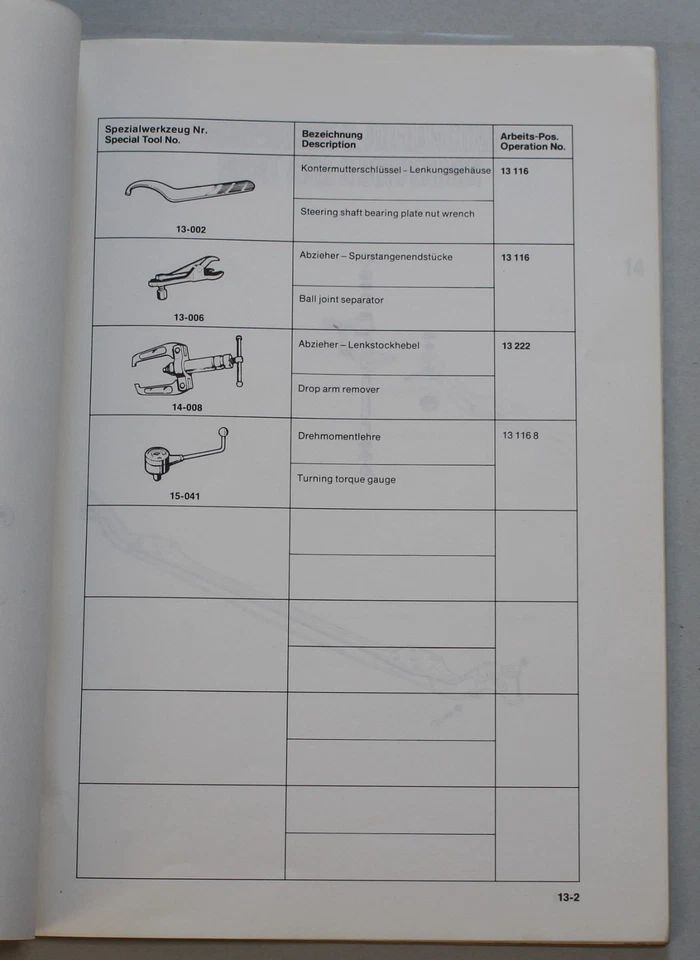 Ford Transit Spezialwerkzeuge-Katalog 3-1978 - Bild 3 von 4