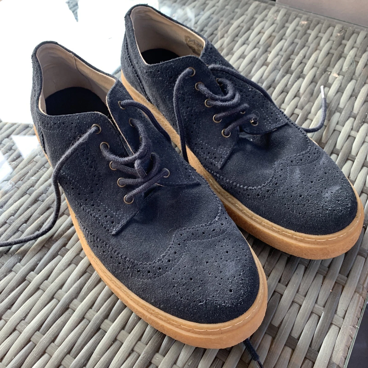 Suede fred shop perry shoes