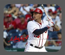 Asdrubal Cabrera Washington Nationals Facsimile Autographed Mouse Pad Item#7430 