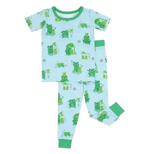 Sylfairy Girls Summer Pajama Set - Short Sleeve Cute Pjs With Unicorn, Mermaid, Or Dinosaur Prints