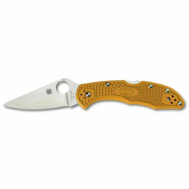 Spyderco Stainless Steel Blade Plain Vintage Knives