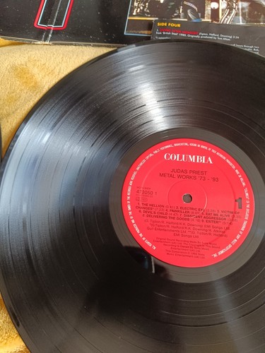 Judas Priest Vinyl Metal Works 73-93 2 LP Rar - Foto 10 di 13