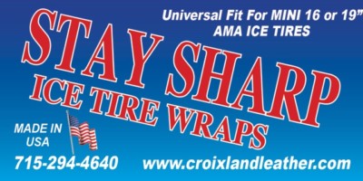 Stay Sharp Motorcycle MINI Ice Tire Wraps (pair) These Are The Good Ones