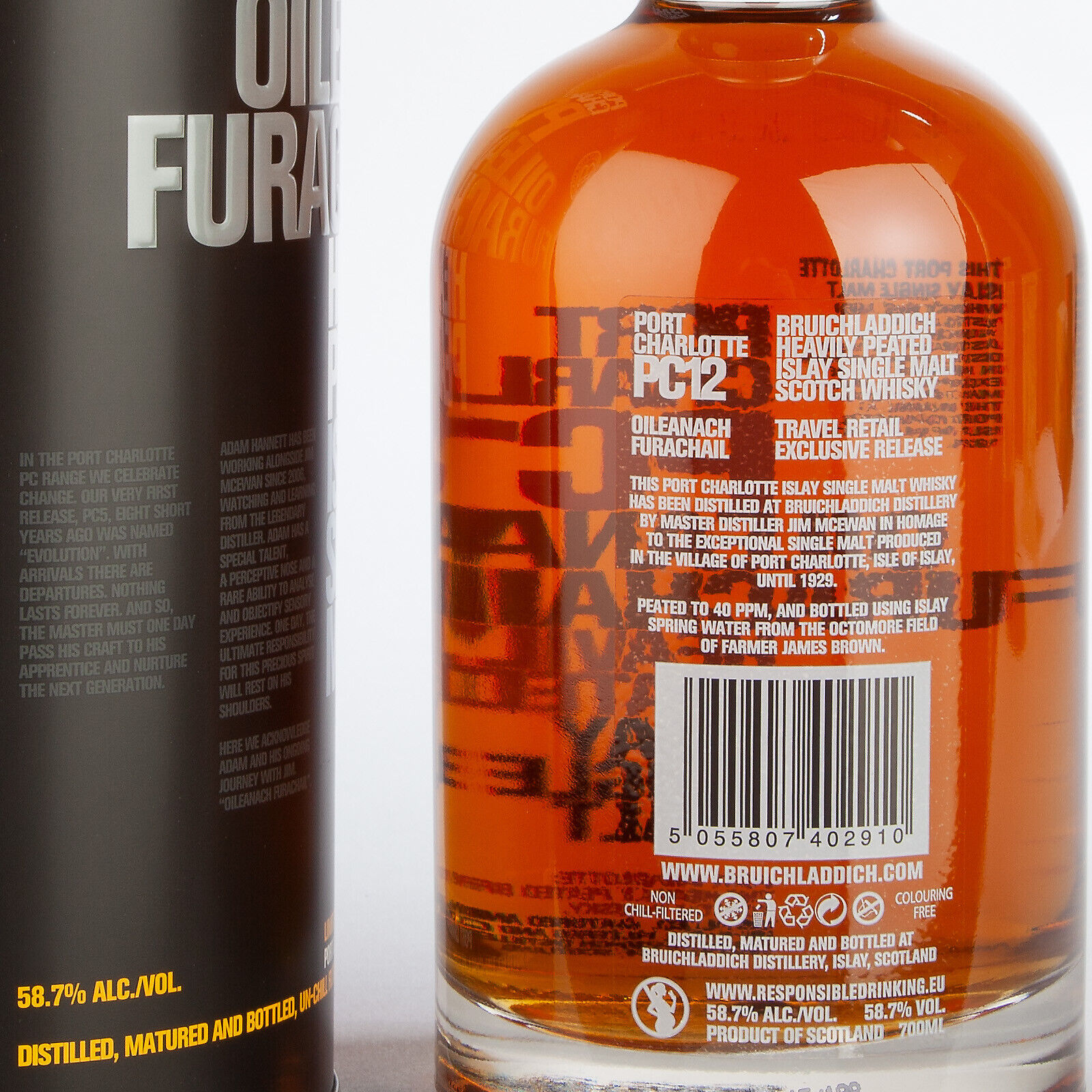 Bruichladdich Port Charlotte PC 12 Oileanach Furachail Single Malt Whisky 58,7%