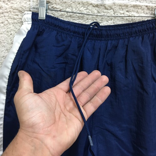 VINTAGE Nike Pants Extra Large Adult Navy Blue Track Athletic Tapered Y2K Men XL - Picture 3 of 13