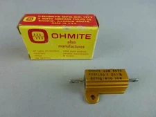 Ohmite 825F1R0 Panel Mount Resistor, 1 Ohm - NEW Surplus!