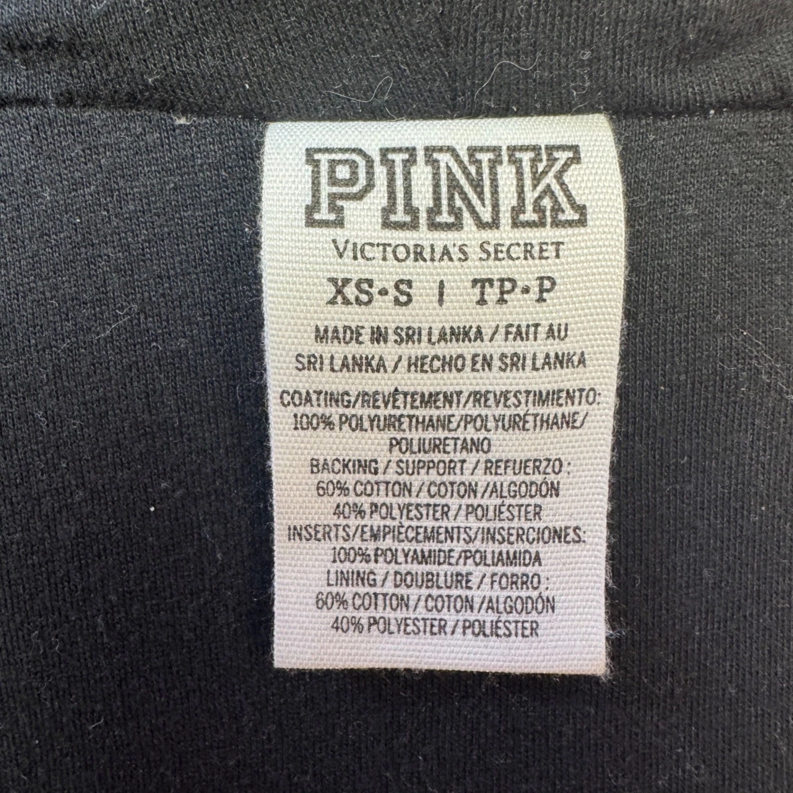 UNDERCOVER Giacca con cappuccio e zip Victorias Secret rosa donna XS S grigio e giallo fluo