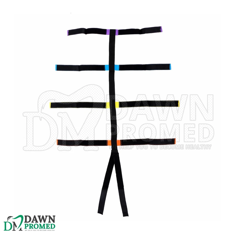 Ремни-пауки Backboard Spine Board растяжители иммобилизация цветная кодировка EMT/EMS - Изображение 2 из 4