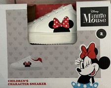 Disney Mickey and Friends Children s Character Sneakers Size 2 Minnie Mouse