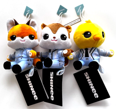 SHINee TAEMIN MINHO KEY ANIMAL COORDY Sticky Mini Stuffed Animal