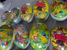 21 Ergzebirge Nestler German Paper Mache Easter Eggs Some Nesting Some New Seal