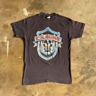 特価！1988年L.A.GUNSビンテージTシャツLサイズ 1988 VINTAGE 80s 