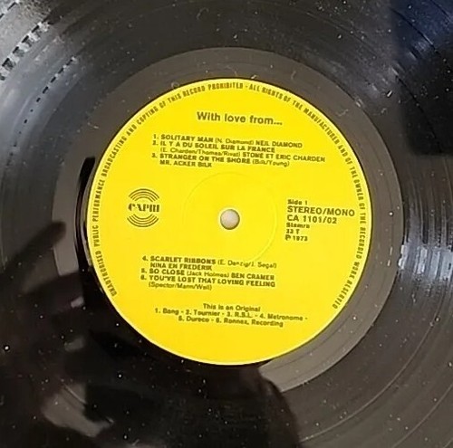 DUTCH press Compilation With Love From Capri – CA 1101/02 2 × Vinyl EXCELLENT - Picture 11 of 21