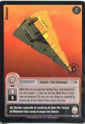 Star Wars Jedi Knights TCG Premiere #85 Conquest [L] SILBER