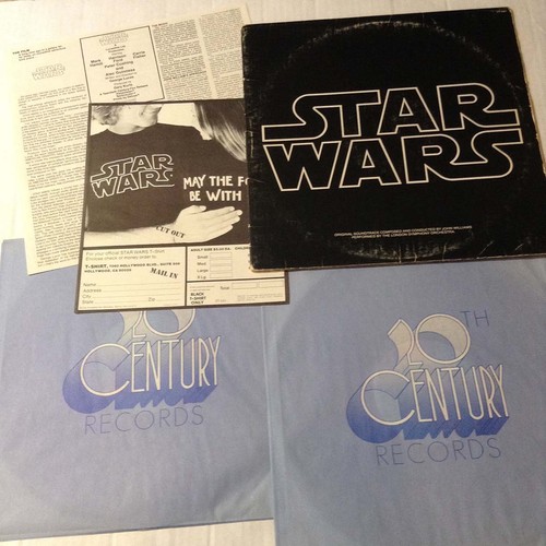 Star Wars 1977 Gatefold Ost Doppel-LP 20. Jahrhundert 2T-541 John Williams Sehr guter Zustand + Vinyl - Bild 10 von 10