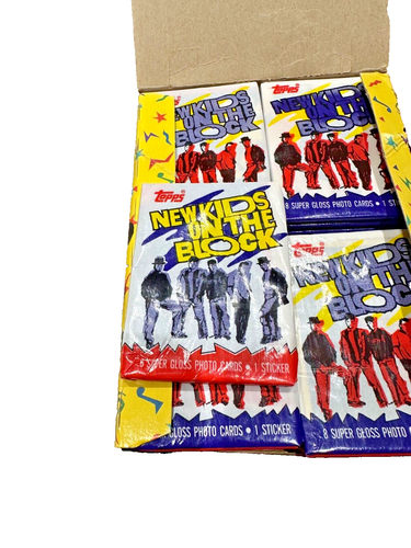 NUEVO KIDS ON THE BLOCK 1989 TOPPS TARJETAS COLECCIONABLES CAJA 36 PAQUETES SELLADOS DE FÁBRICA - Imagen 6 de 7