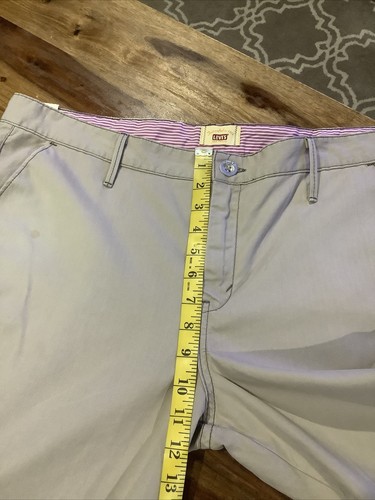 Levi's Cropped Pants Women's 14 (38x20) Lightweight Twill *stains * New - Picture 5 of 14